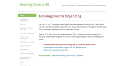 Desktop Screenshot of housingcourt4all.org