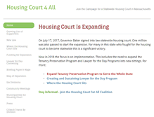 Tablet Screenshot of housingcourt4all.org